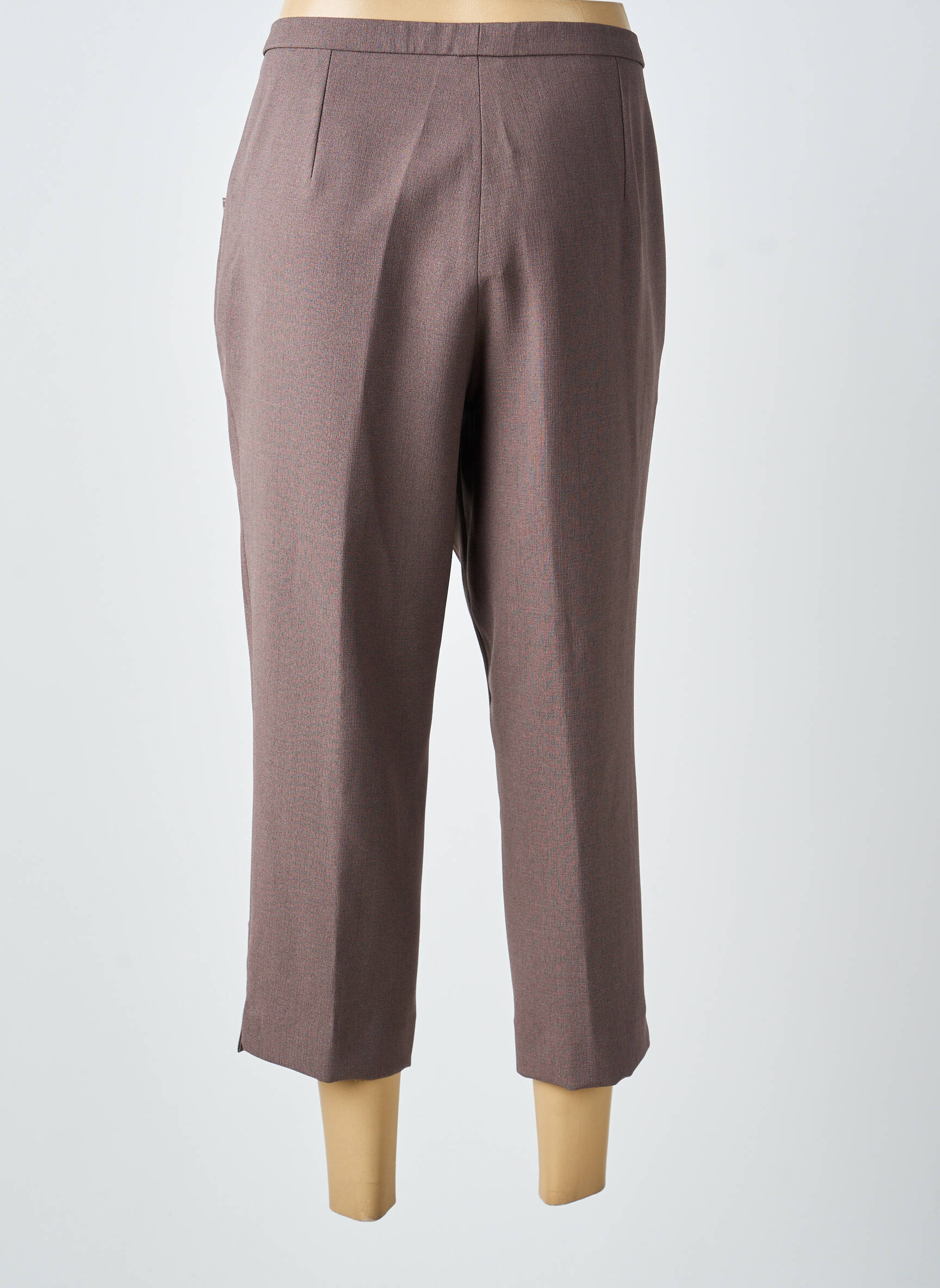 Pantacourt stretch taille normale marron GUY DUBOUIS femme