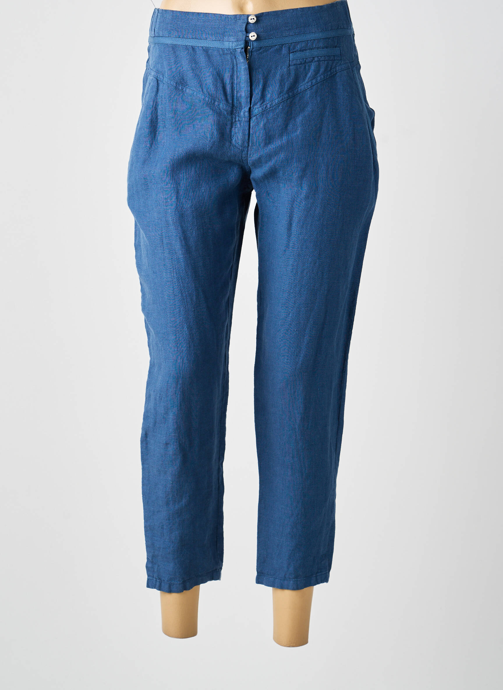 Pantacourt taille normale taille normale bleu MERI & ESCA femme