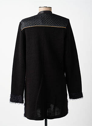 Gilet manches longues coupe cintrée noir MERI & ESCA femme