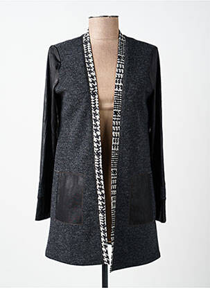 Gilet manches longues stretch gris MERI & ESCA femme