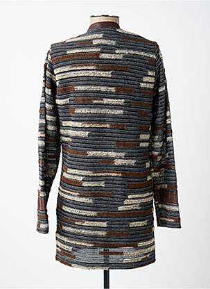 Gilet manches longues stretch marron MERI & ESCA femme