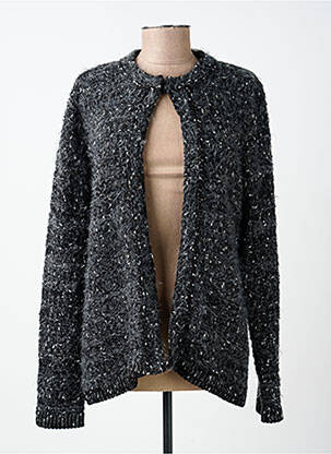 Gilet manches longues coupe cintrée gris GUY DUBOUIS femme