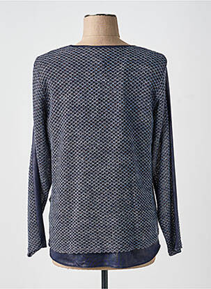 Top stretch manches longues bleu MERI & ESCA femme