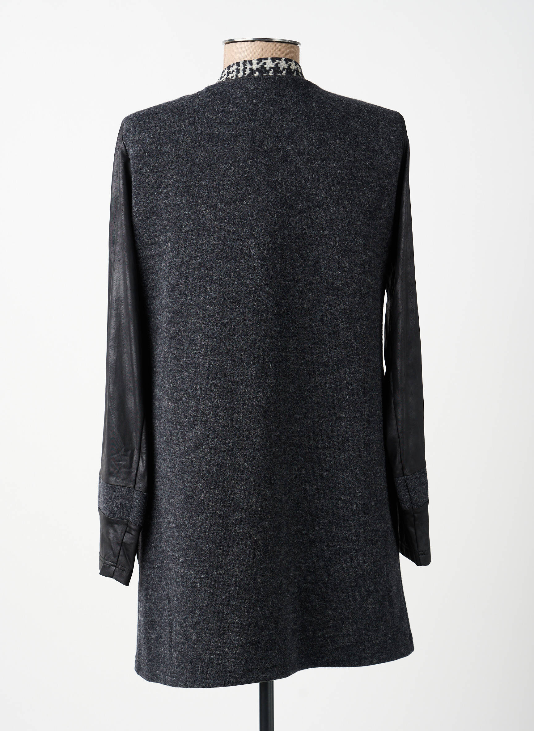 Gilet manches longues stretch gris MERI & ESCA femme
