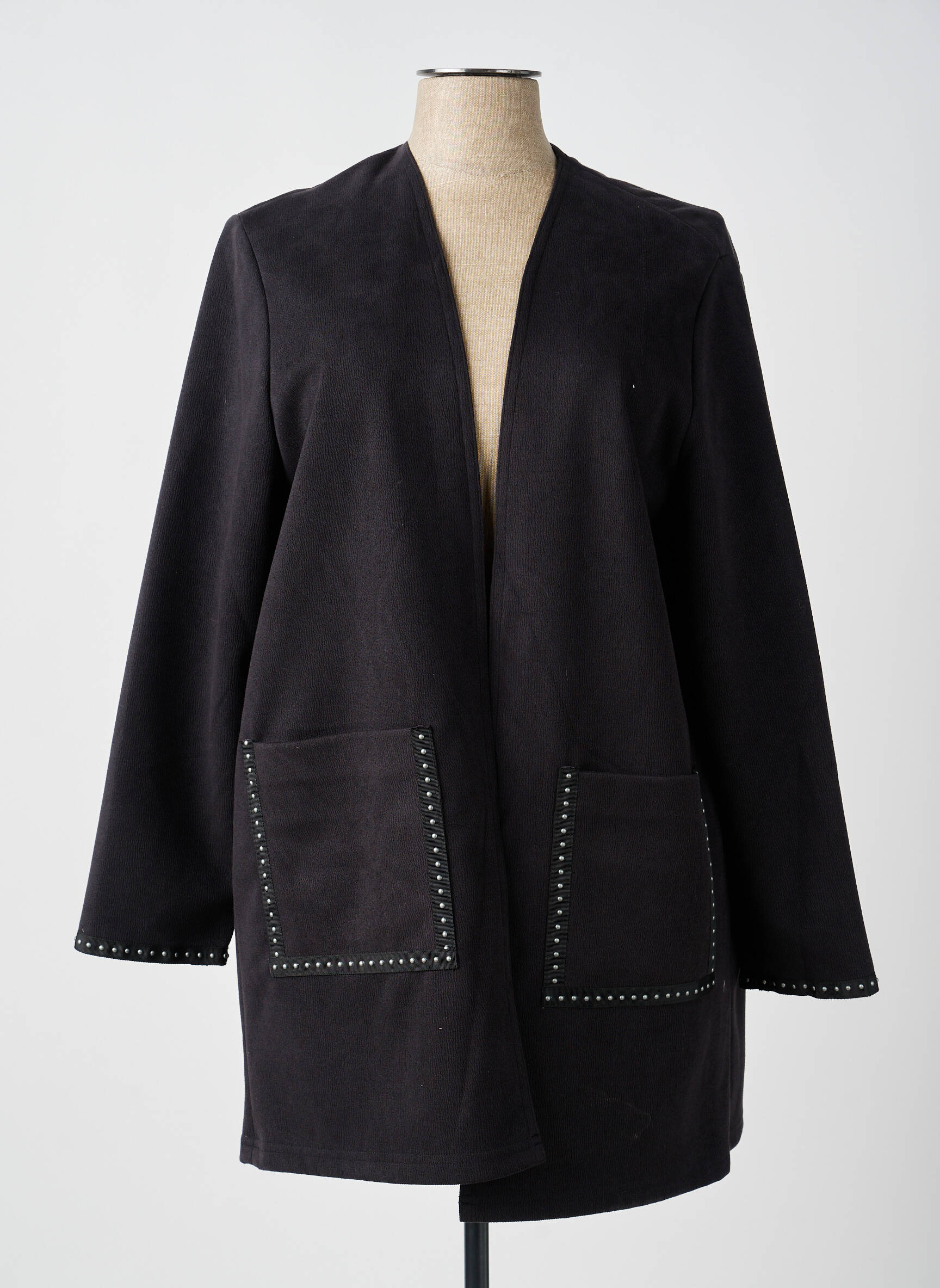 Veste casual coupe cintrée noir MERI & ESCA femme