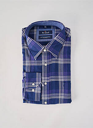 Chemise manches longues coupe droite bleu BEN GREEN homme