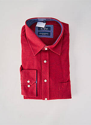Chemise manches longues poches rouge BEN GREEN homme