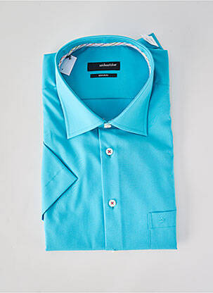 Chemise manches longues poches bleu SEIDENSTICKER homme