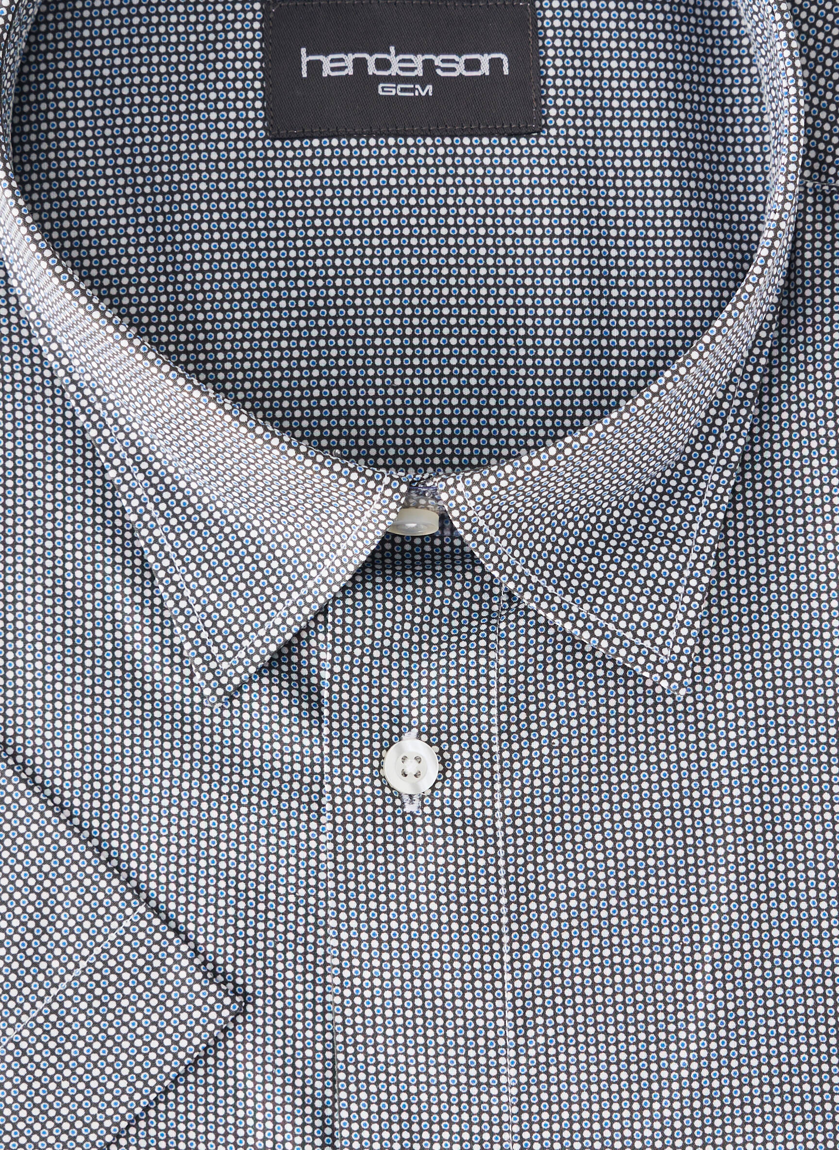 Chemise manches longues poches gris HENDERSON homme