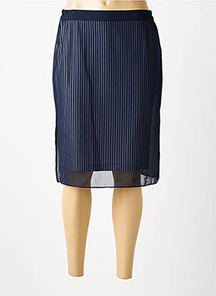 Jupe mi-longue taille normale bleu MERI & ESCA femme