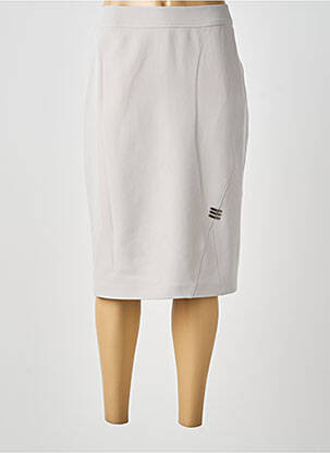 Jupe mi-longue taille normale gris GUY DUBOUIS femme