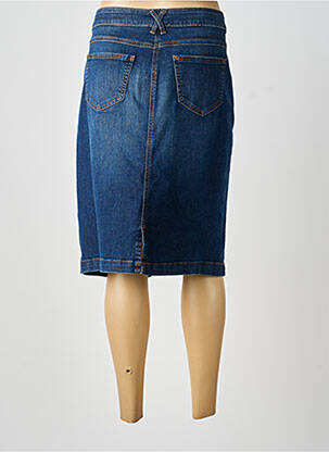 Jupe mi-longue taille normale bleu MERI & ESCA femme