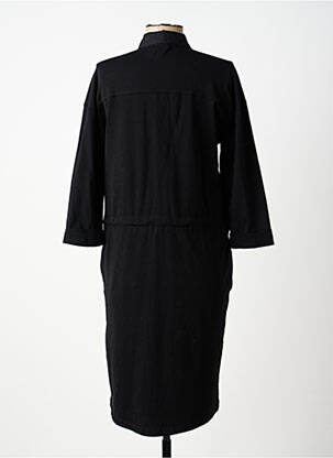 Robe mi-longue manches 3/4 manches 3/4 noir TUZZI femme