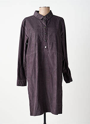 Robe courte manches longues manches longues violet STREET ONE femme
