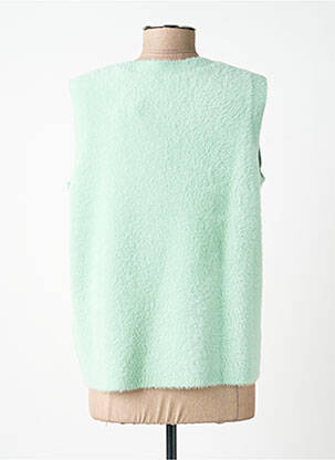 Pull coupe droite sans manche vert STREET ONE femme