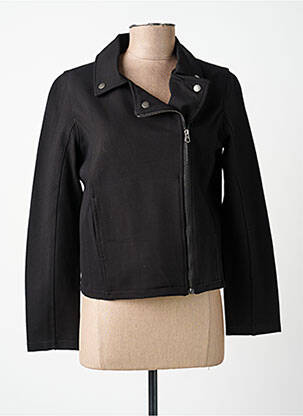 Veste casual col tailleur noir ÉTYMOLOGIE femme