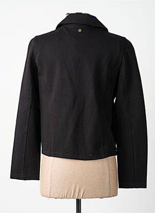 Veste casual col tailleur noir ÉTYMOLOGIE femme