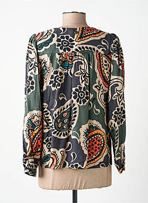 Blouse tissage popeline manches longues gris LOLA ESPELETA femme