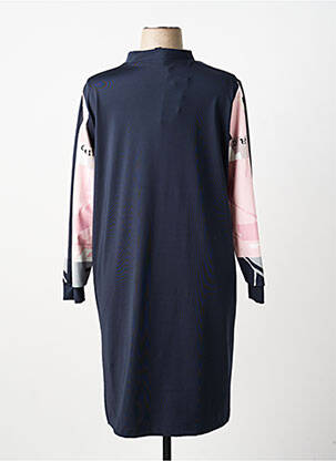 Robe mi-longue imprimé fantaisie manches longues rose TUZZI femme