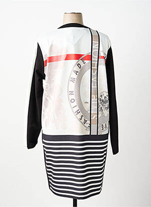 Robe mi-longue manches longues manches longues beige TUZZI femme