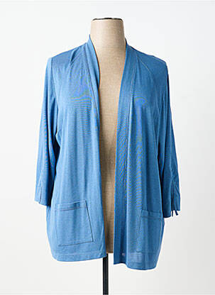 Gilet manches longues manches 3/4 bleu RABE femme