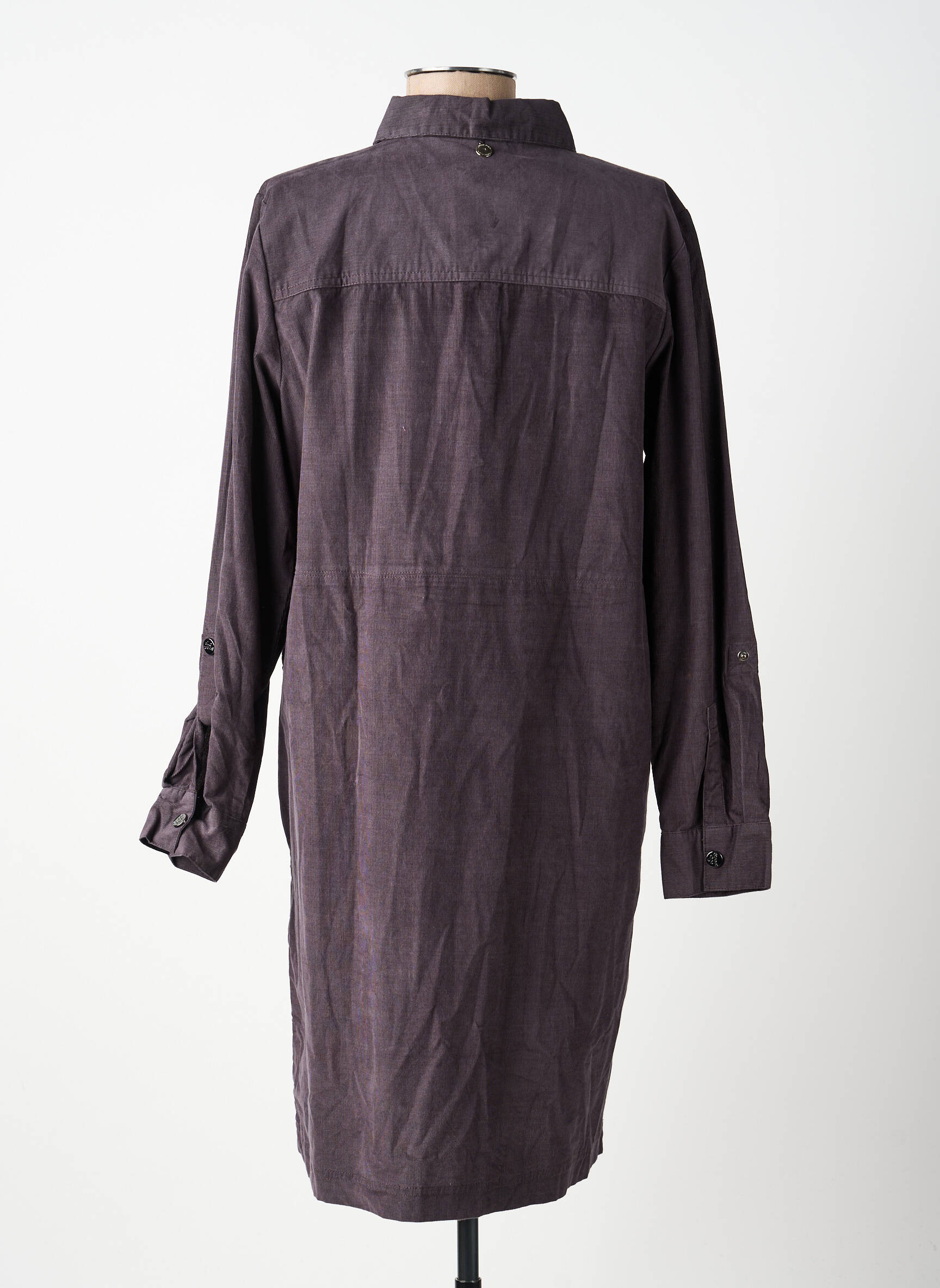 Robe courte manches longues manches longues violet STREET ONE femme