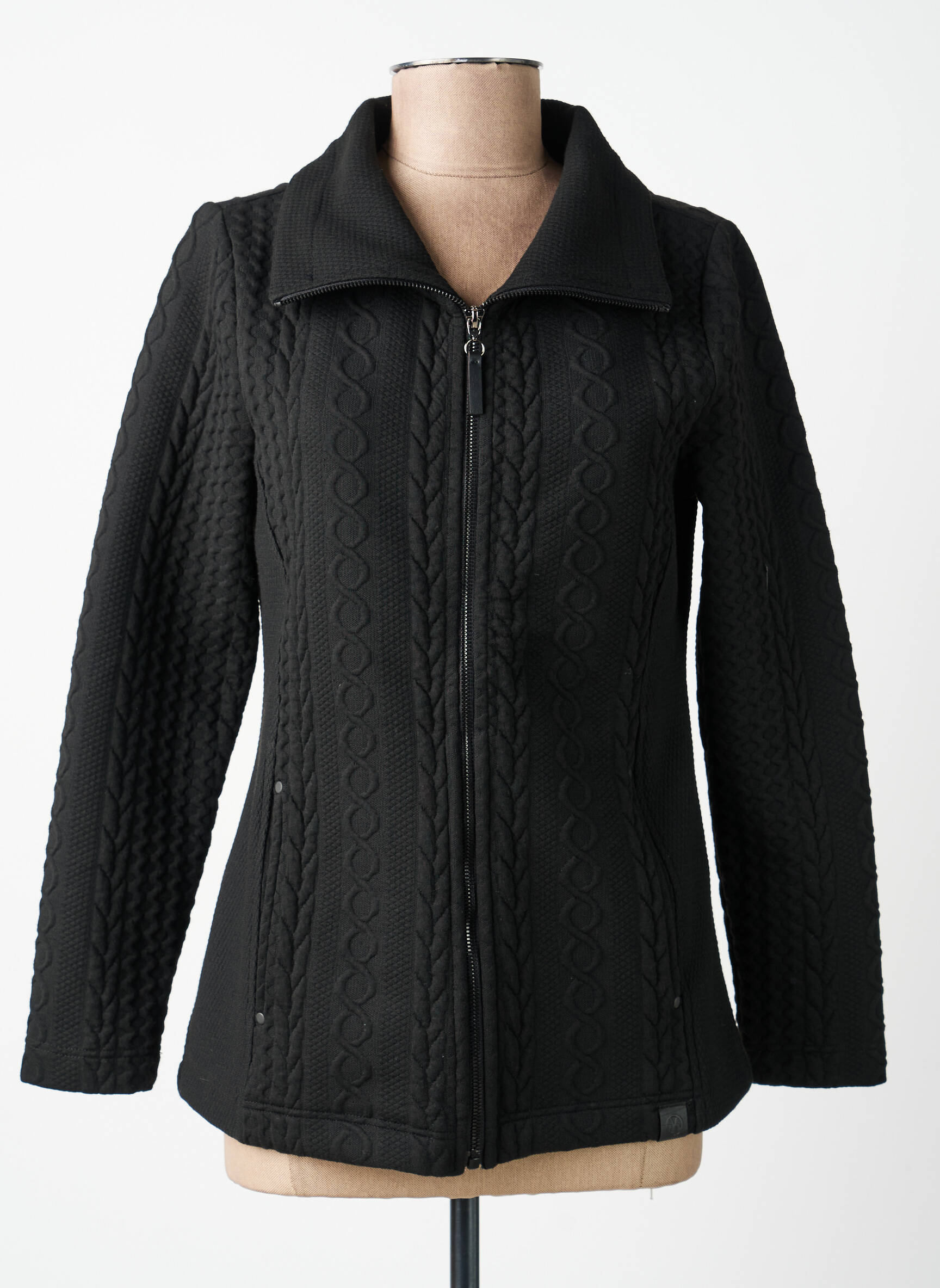Veste casual poches noir DOLCEZZA femme