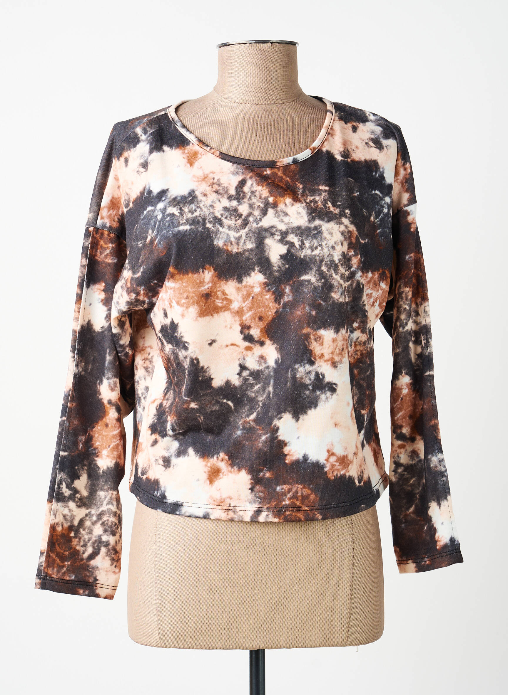 T-shirt manches longues manches longues beige LOLA ESPELETA femme