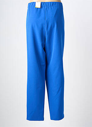 Pantalon droit stretch taille normale bleu FRANK WALDER femme