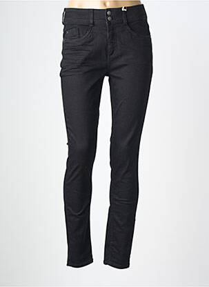 Jeans coupe slim tissage brut taille normale noir STREET ONE femme