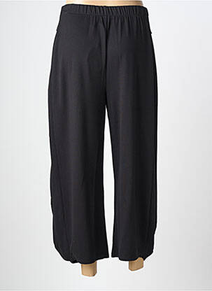 Pantalon large tissage popeline taille normale noir EVER SASSY femme