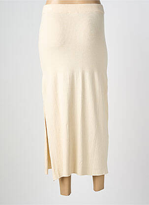 Jupe longue taille normale beige LOLA ESPELETA femme