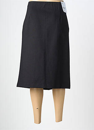 Jupe mi-longue stretch noir EAST DRIVE femme