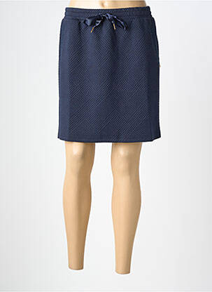 Jupe courte poches bleu ÉTYMOLOGIE femme