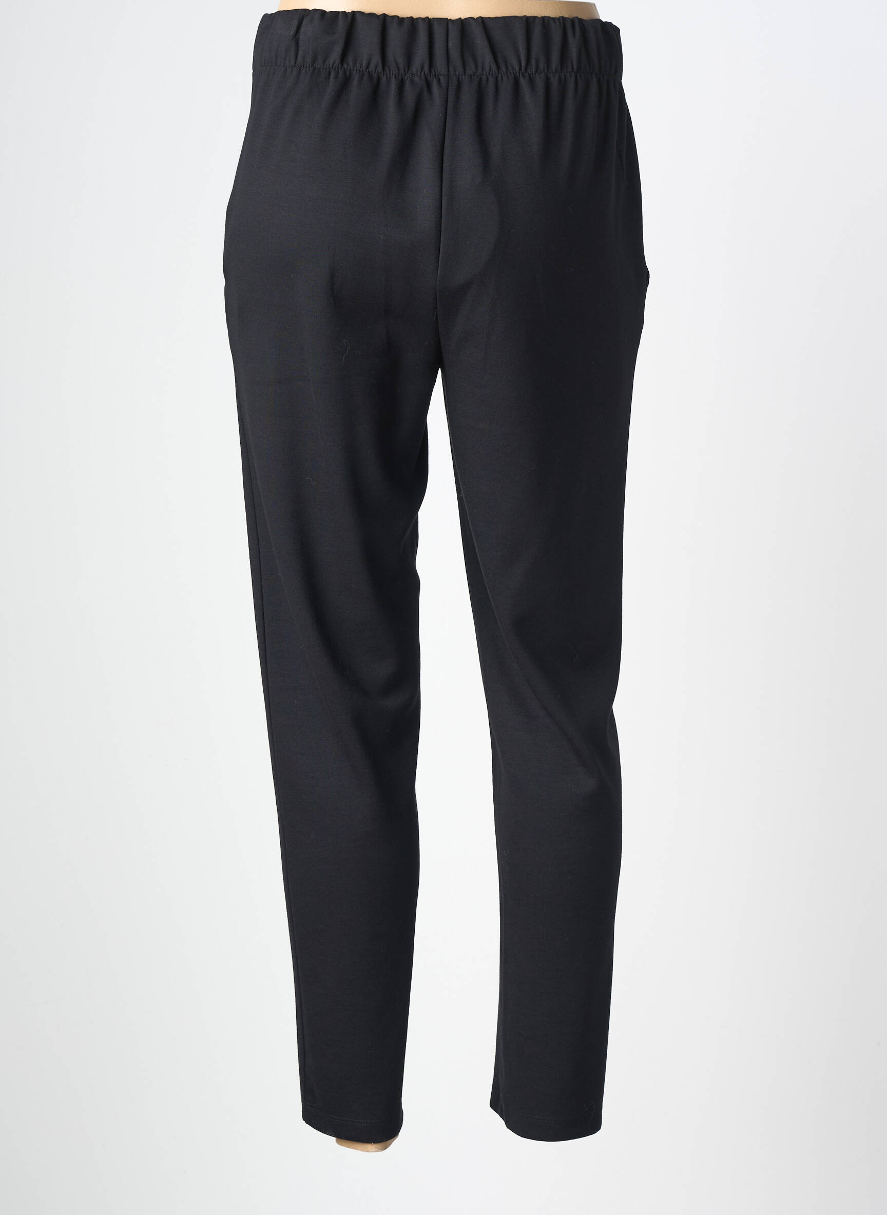 Pantalon slim taille élastique taille normale noir EVER SASSY femme