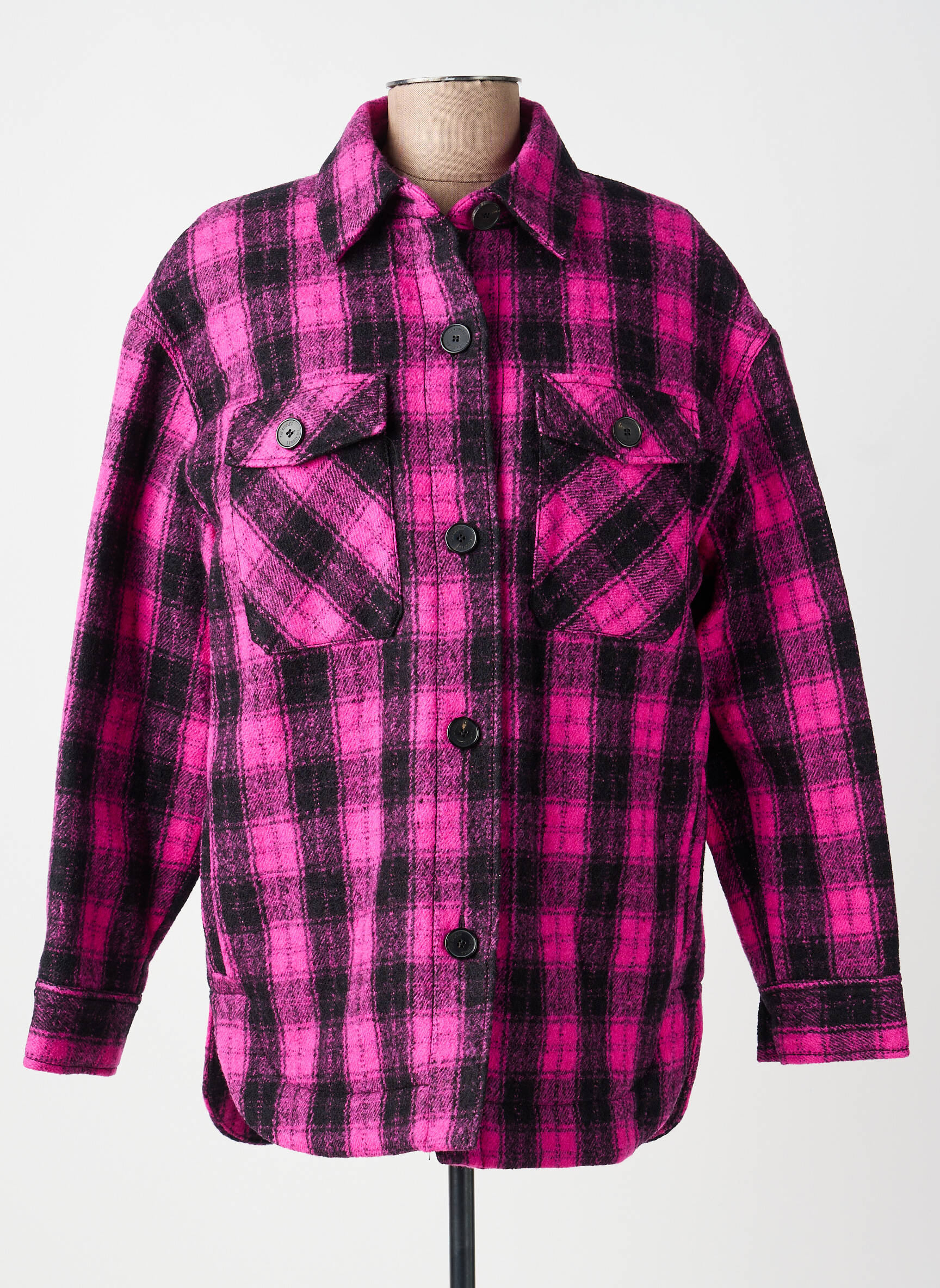 Veste casual coupe droite rose THE KOOPLES femme