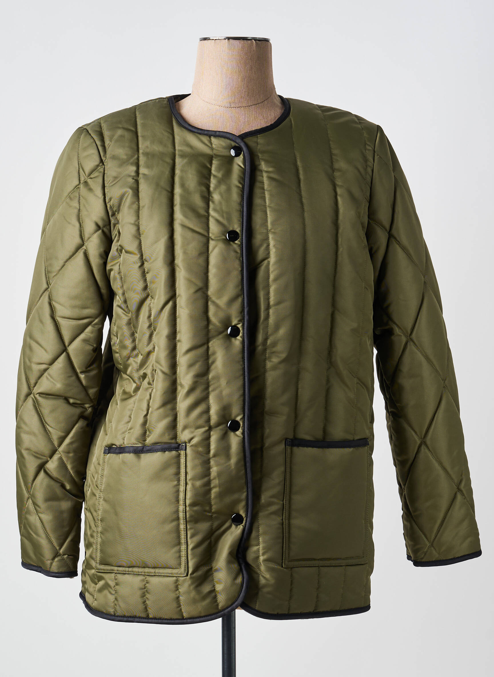 Veste casual col rond vert THE KOOPLES femme
