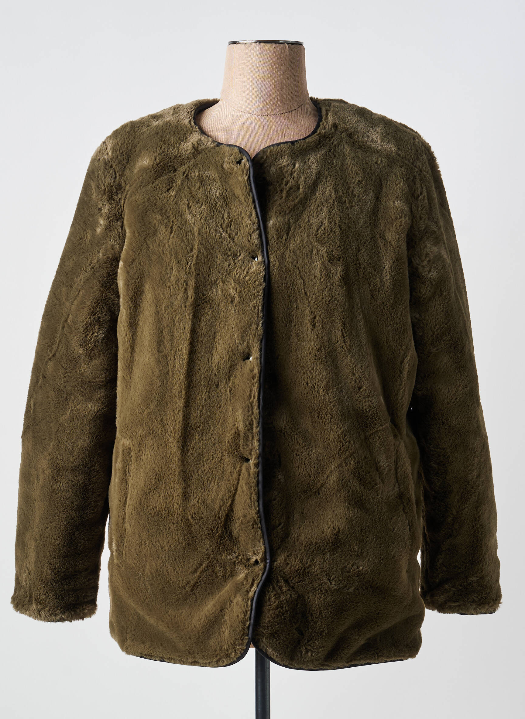 Veste casual col rond vert THE KOOPLES femme