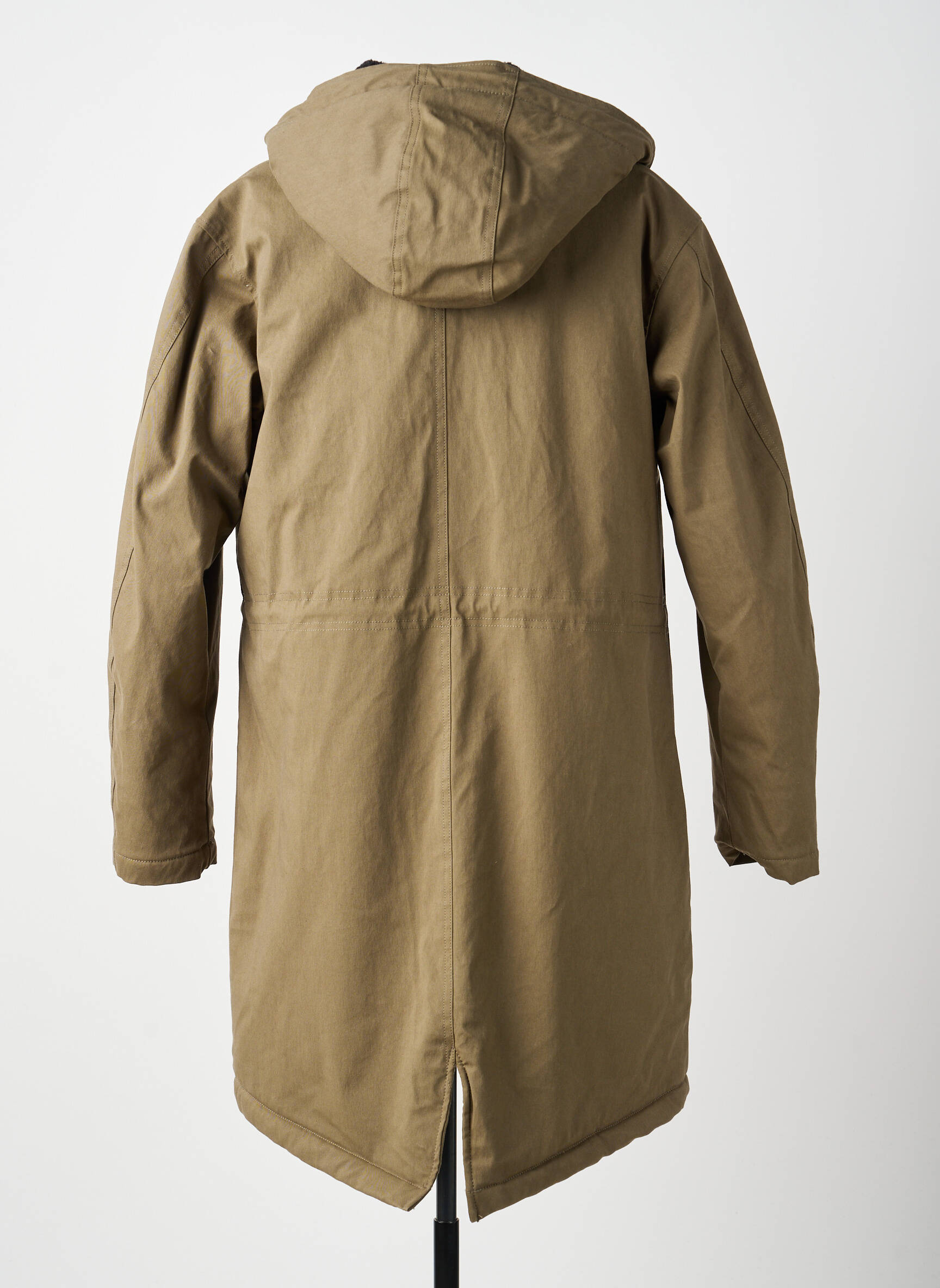 Parka manches longues a capuche vert THE KOOPLES homme