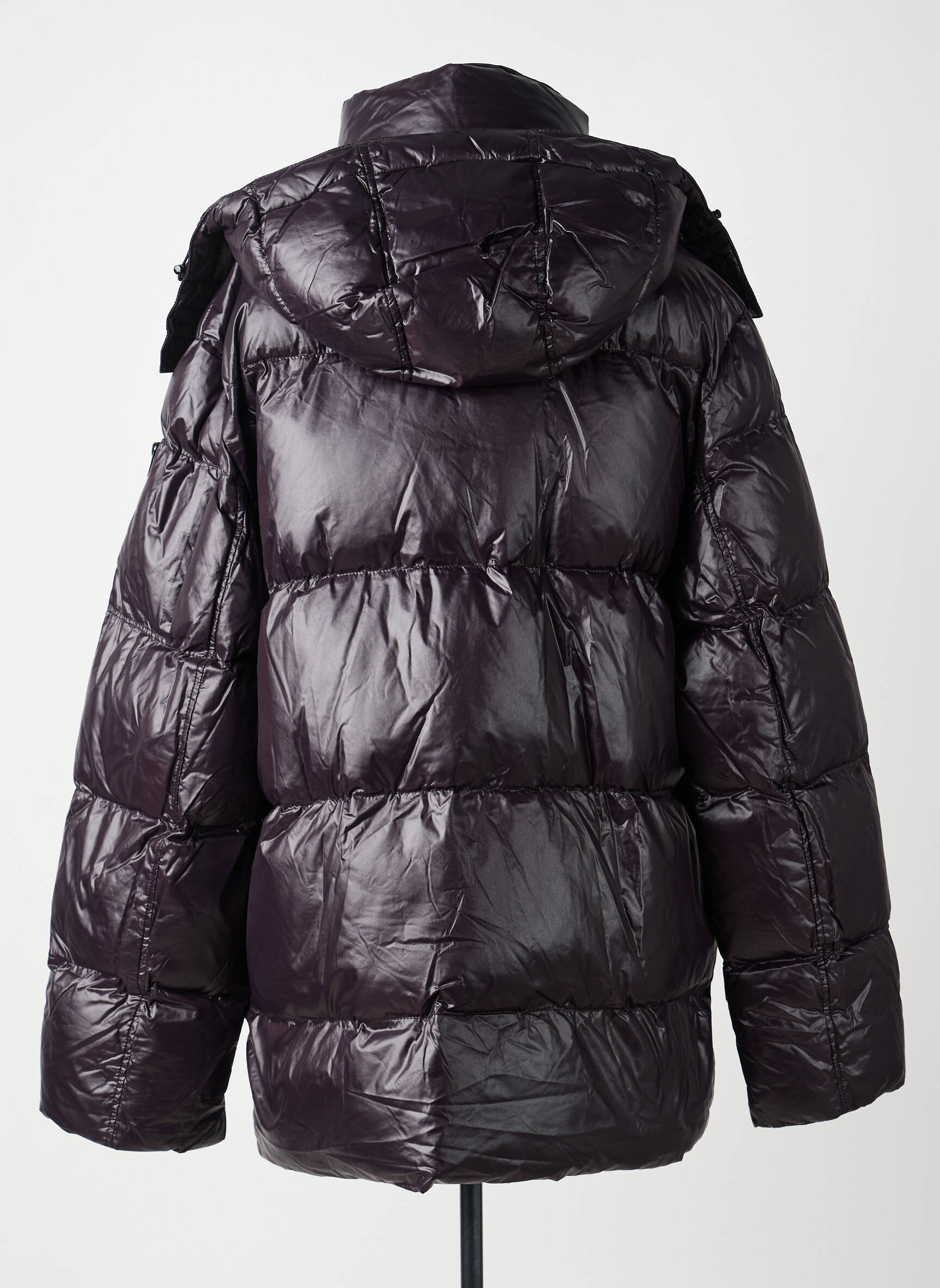 Doudoune manches longues a capuche violet THE KOOPLES femme