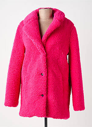 Manteau court coupe droite sans capuche rose THE KOOPLES femme