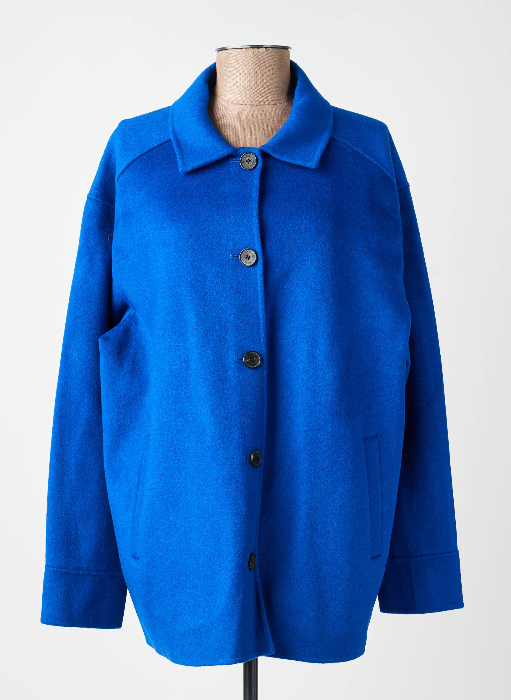 Veste casual coupe droite bleu THE KOOPLES femme