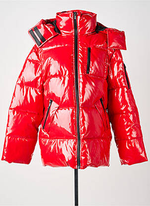 Doudoune manches longues a capuche rouge THE KOOPLES femme