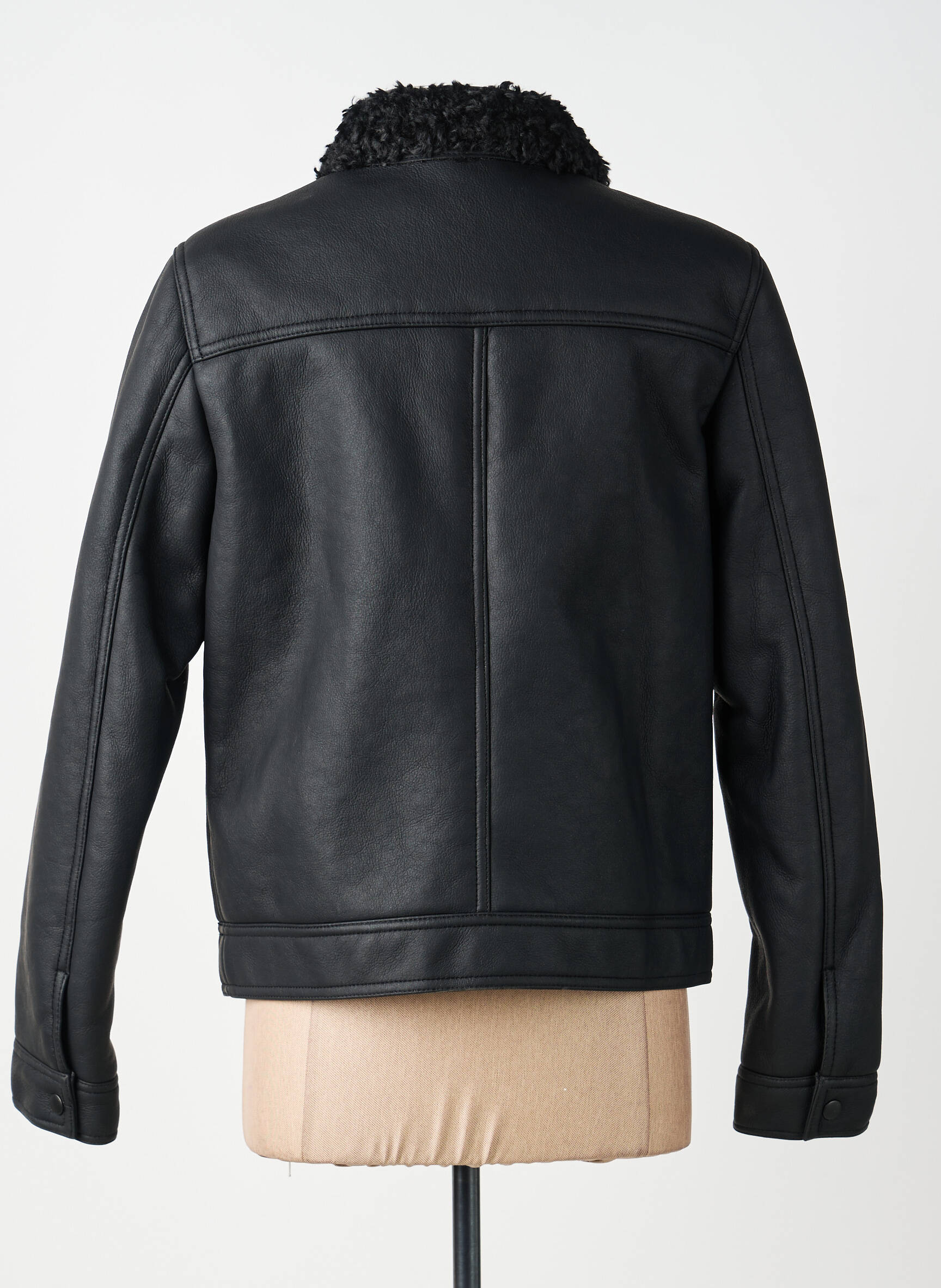 Veste simili cuir poches noir THE KOOPLES femme