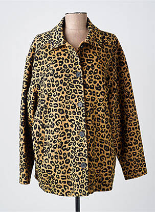 Manteau court coupe droite sans capuche marron THE KOOPLES femme