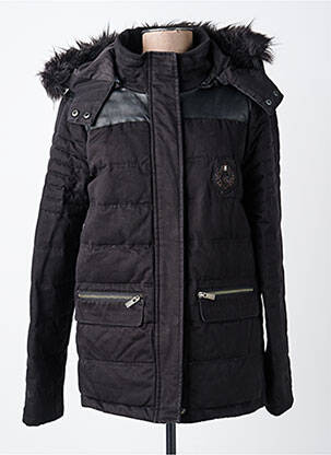 Doudoune manches longues a capuche noir THE KOOPLES femme