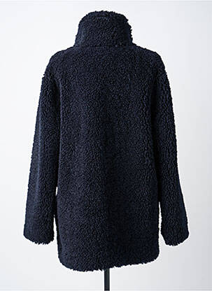 Manteau long coupe droite sans capuche bleu THE KOOPLES femme