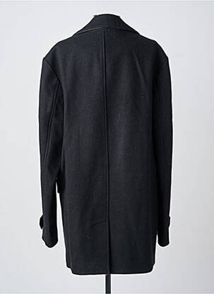 Manteau long coupe droite sans capuche noir THE KOOPLES femme