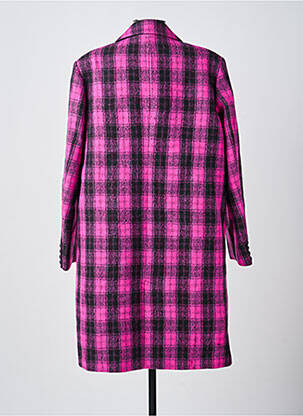 Manteau long coupe droite sans capuche violet THE KOOPLES femme