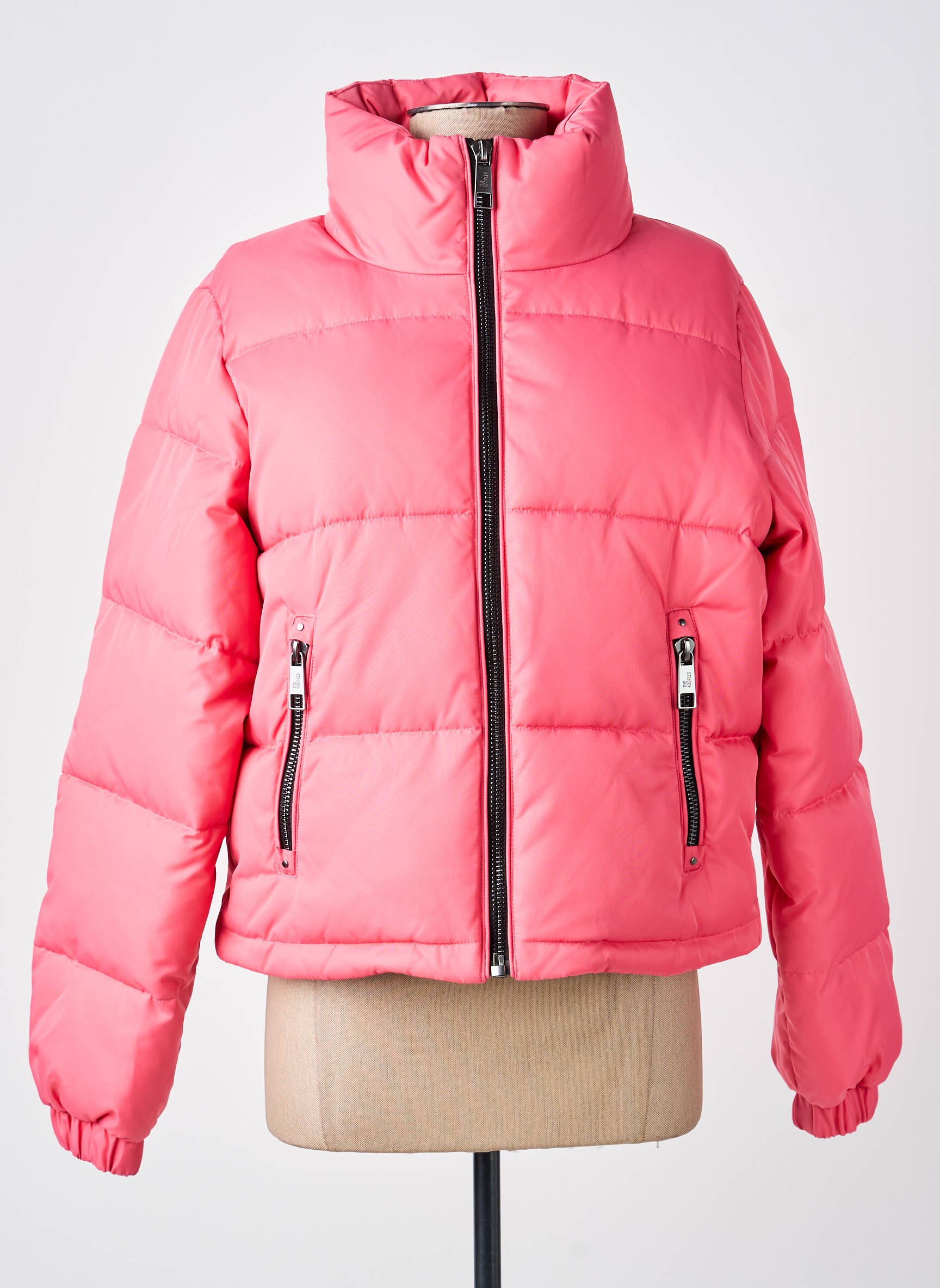 Doudoune manches longues sans capuche rose THE KOOPLES femme